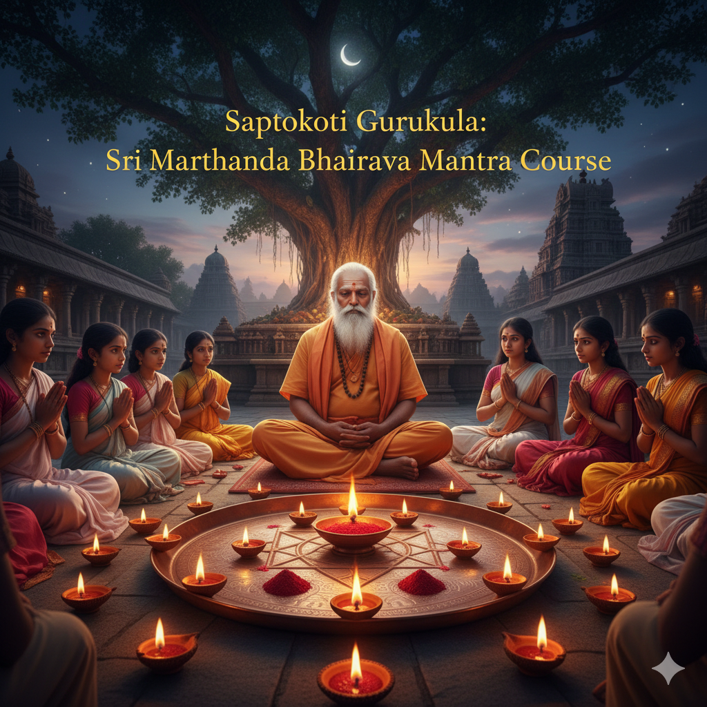 Saptakoti Gurukula Sri Marthanda Bhairava Mantra Course - 7Cr Bhakthi